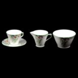 English Art Deco tea set, Delphine China
