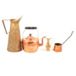 Collection of brass and copper,