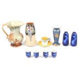Fieldings Crown Devon jug and other decorative ceramics