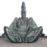 Large composition model of a seated Chinese sage