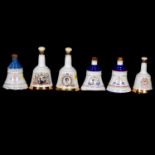 Six Bell's Royal Commemorative Whisky Decanters