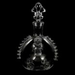 Baccarat Crystal for Remy Martin, an empty glass cognac decanter