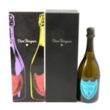 Moët et Chandon, Cuvée Dom Perignon Champagne, 2002 vintage, Andy Warhol presentation