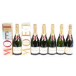 Moët & Chandon, Brut Imperial NV Champagne, six bottles