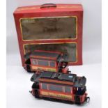 LGB G scale model railway, twin car trolley tram set, anniversary edition '1968-1988'