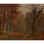 David Mead, Woodland Glade in Autumn