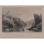 After Thomas Allom, thirteen colour book plates from the series 'China, a series of views'