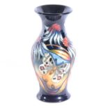 Moorcroft Pottery - an Apollo Butterfly pattern vase.