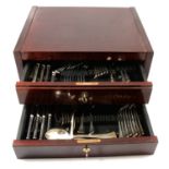 Part canteen of Robbe & Berking silver-plated cutlery.