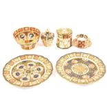 Collection of Royal Crown Derby Imari pattern teaware