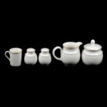 Modern bone china dinner and part coffee service, Lumiere pattern by M&S