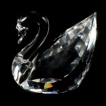 Swarovski Silver Crystal 'Soulmates Swan Maxi'.
