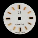 Seventeen Omega watch dials,