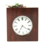 Brass cased coaching clock,
