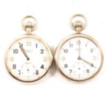 Two military pocket watches,