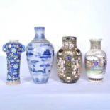 Four late 20th century Chinese style vases