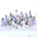 Collection of Nao figurines