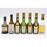 Collection of fifteen miniature bottlings of Port and Sherry by Sandeman, 1960s-1980s