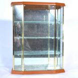 Swarovski crystal table display cabinet