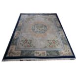 Large Chinese sculptured wool carpet