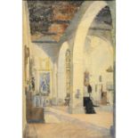 Alice Joyce Smith, Church interior; and a portfolio of related ephemera