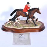 Border Fine Arts model, Collecting the Hounds, limited edition 860/950