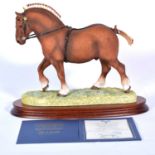 Border Fine Arts model, Suffolk Stallion, limited edition 804/950