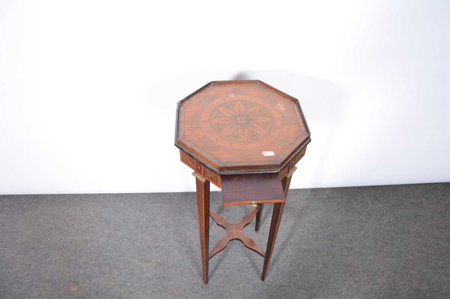 Victorian inlaid mahogany wine table - Image 6 of 6