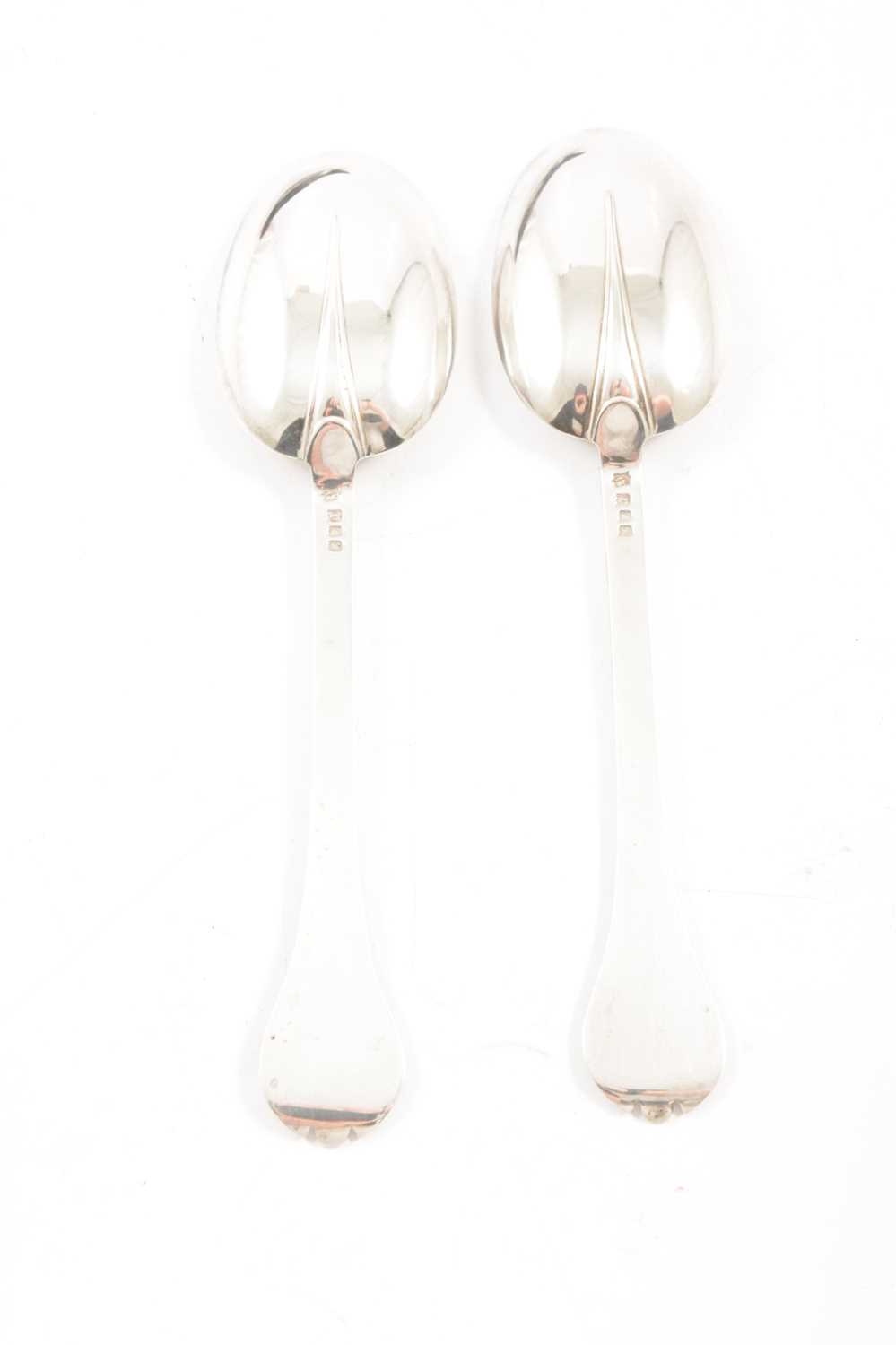 Pair of Britannia standard silver spoons, Thomas Bradbury & Sons Ltd, London 1912. - Image 4 of 5