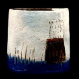 § Craig Underhill, a stoneware vessel with seascape