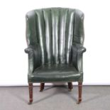 George III barrel back chair