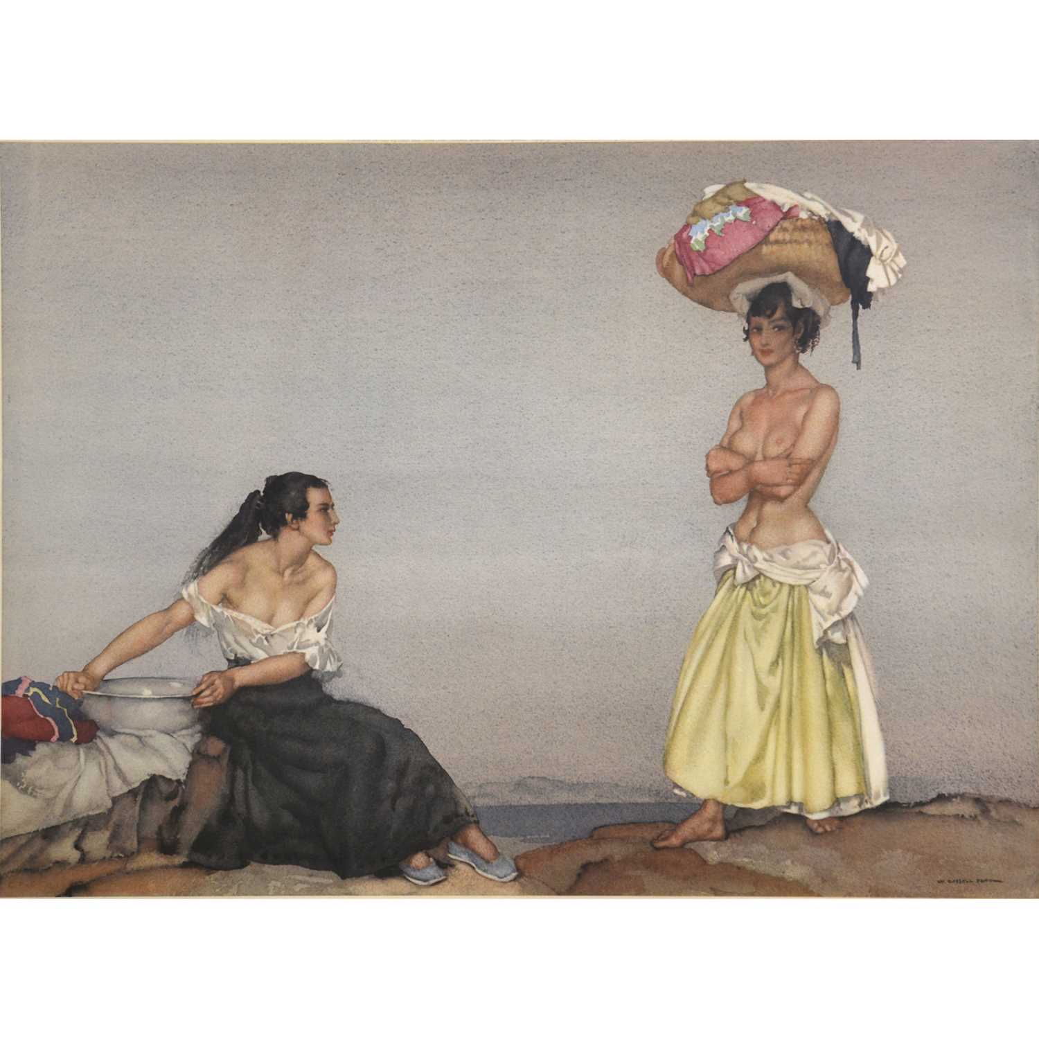 After William Russell Flint, Rosa and Marissa