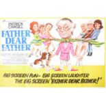 Three original film posters, Father Dear Father (1973), Sinful Davey (1969), Press for Time (1966)