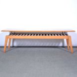 Mid-century Danish coffee table with 'floating' top
