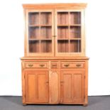 Pine pantry cupboard,
