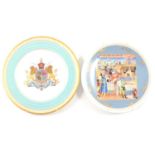 Spode, 'The Imperial Plate of Persia' a limited edition wall plate, and another