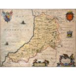 Ceretica sivo Cardiganensis Comitatus, and a map of Berkshire.