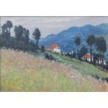 Constantin Isachie Popescu (1888-1967) Paesaggio in montagna