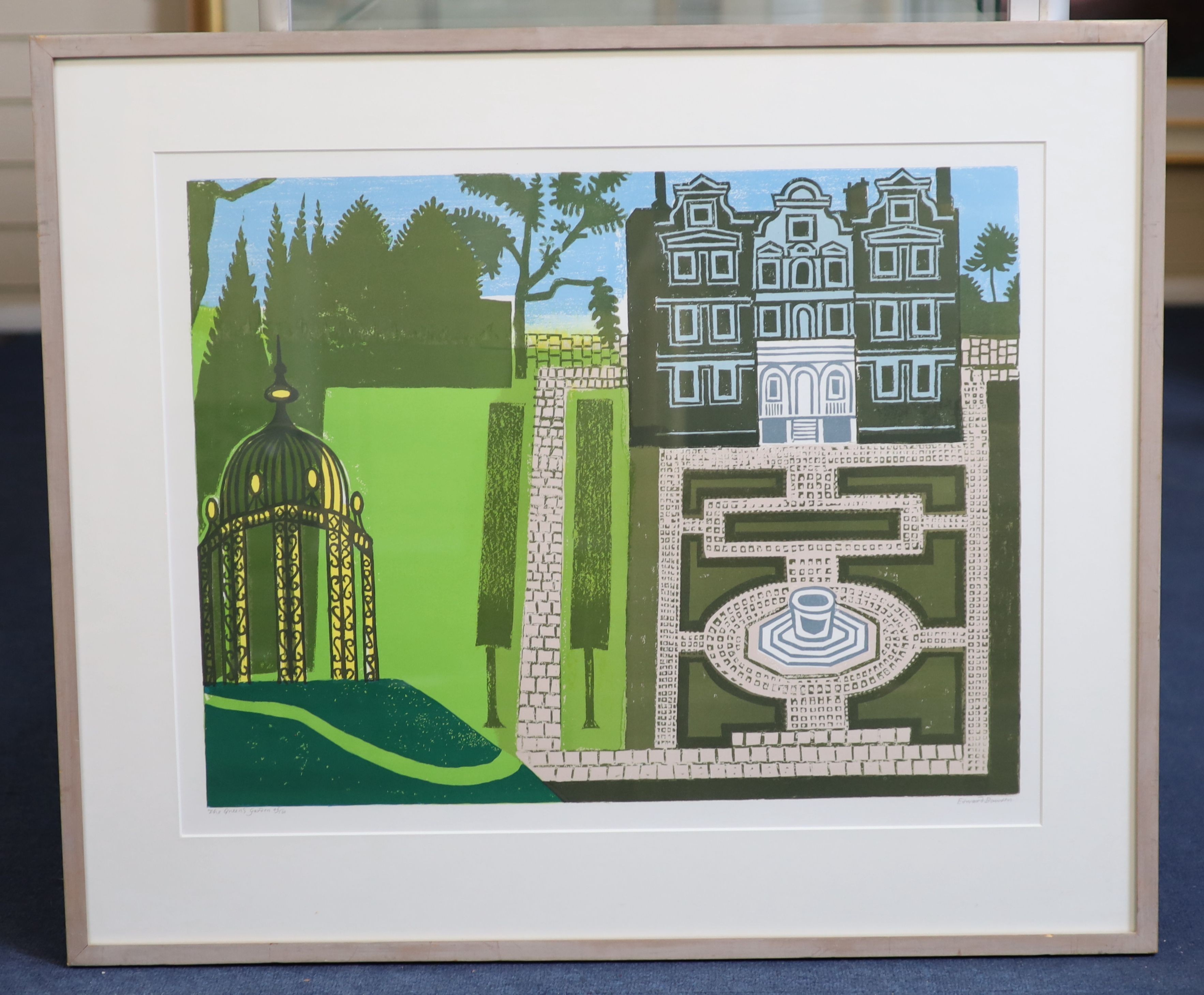 § Edward Bawden RA (1903-1989) The Queen's Gardenscreenprintsigned in pencil, 46/16051 x 65cm - Image 2 of 5