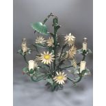 A French Toleware chandelier