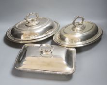 A quantity of silver plated wares