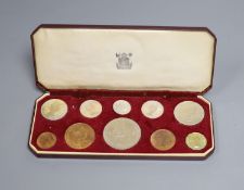 A QEII coronation proof coin set 1953