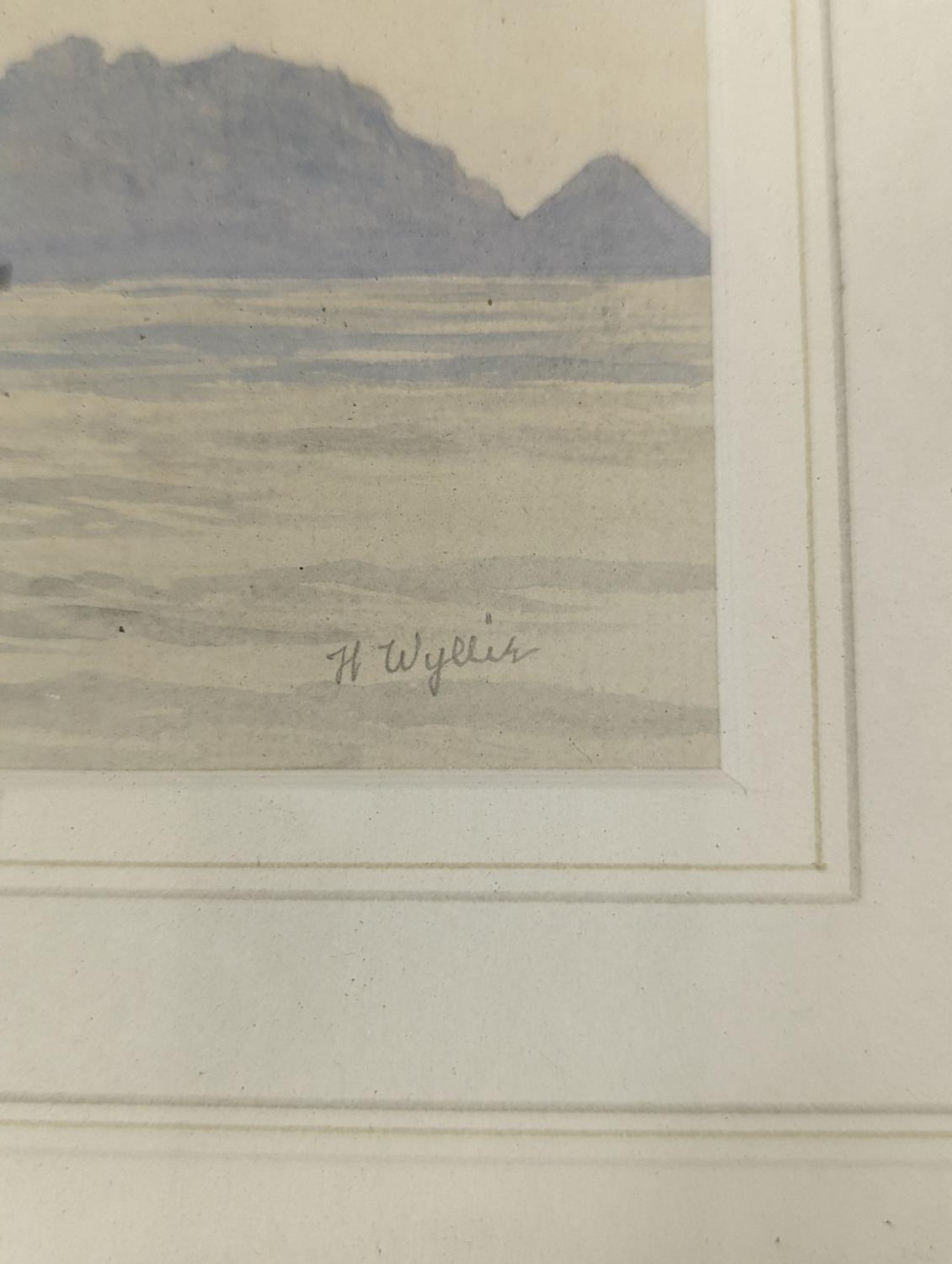 Harold Wyllie (1880-1973), pencil and watercolour, Views of Cape Town from the sea, signed, 11 x - Image 5 of 6