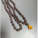 A Buddhist lotus bead rosary,