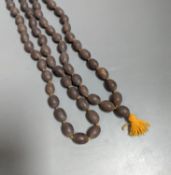 A Buddhist lotus bead rosary,