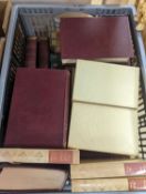 ° Charles Dickens works, 16 vols, illus. Phiz and other, red cloth with gilt, pub. Hazell, Watson