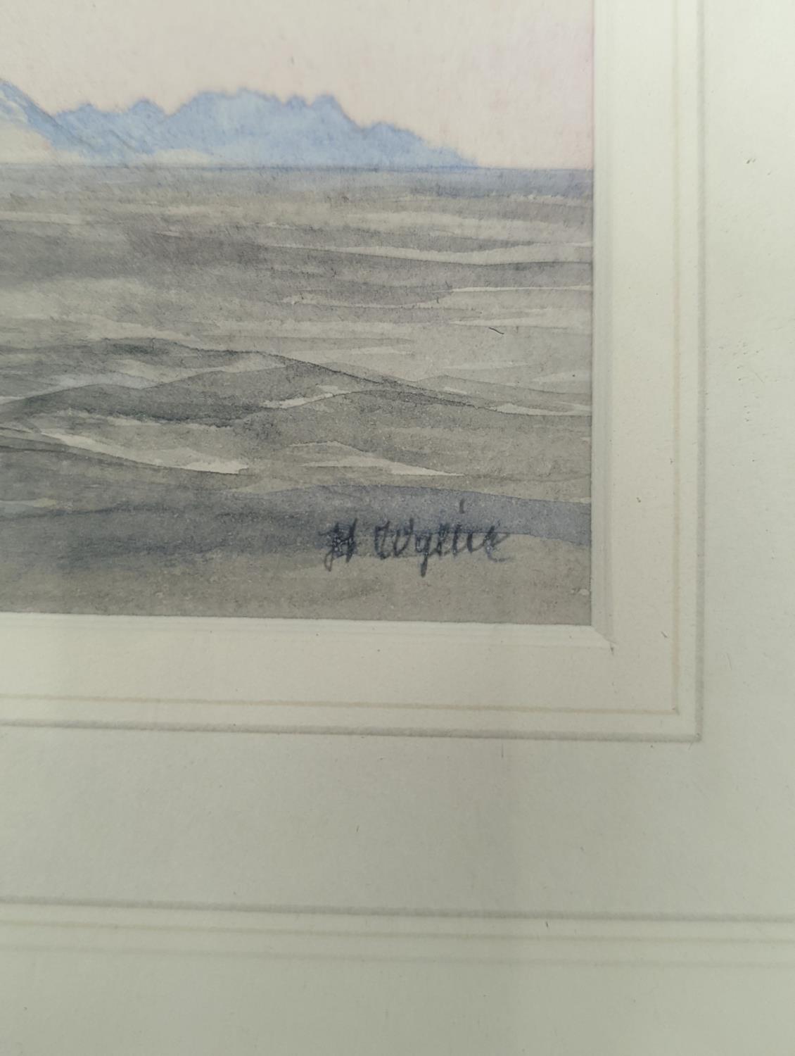 Harold Wyllie (1880-1973), pencil and watercolour, Views of Cape Town from the sea, signed, 11 x - Image 4 of 6