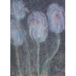 § Leonard Mccomb (1930-2018) 'May Tulips'Pastel on Whatman paperSigned and dated 198676 x 56cm.