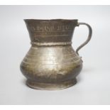 A Greek Orthodox Church ecclesiastical cup, inscribed 1770 12cm