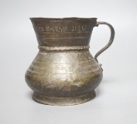 A Greek Orthodox Church ecclesiastical cup, inscribed 1770 12cm